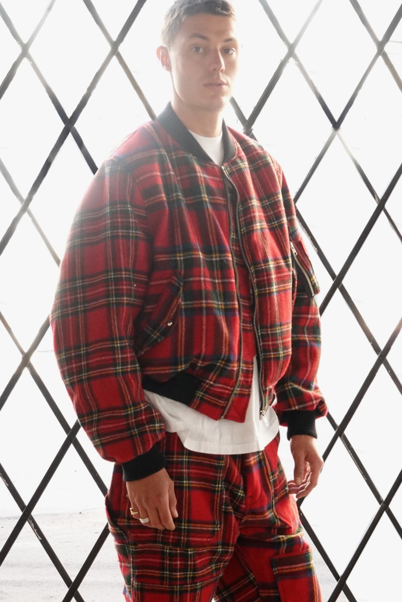 Richardson x UNUSED による初のコラボアイテムが登場 Richardson x UNUSED Winter 2020 Tartan Collaboration collection fall fw20 release date info buy website store shop japan designer
