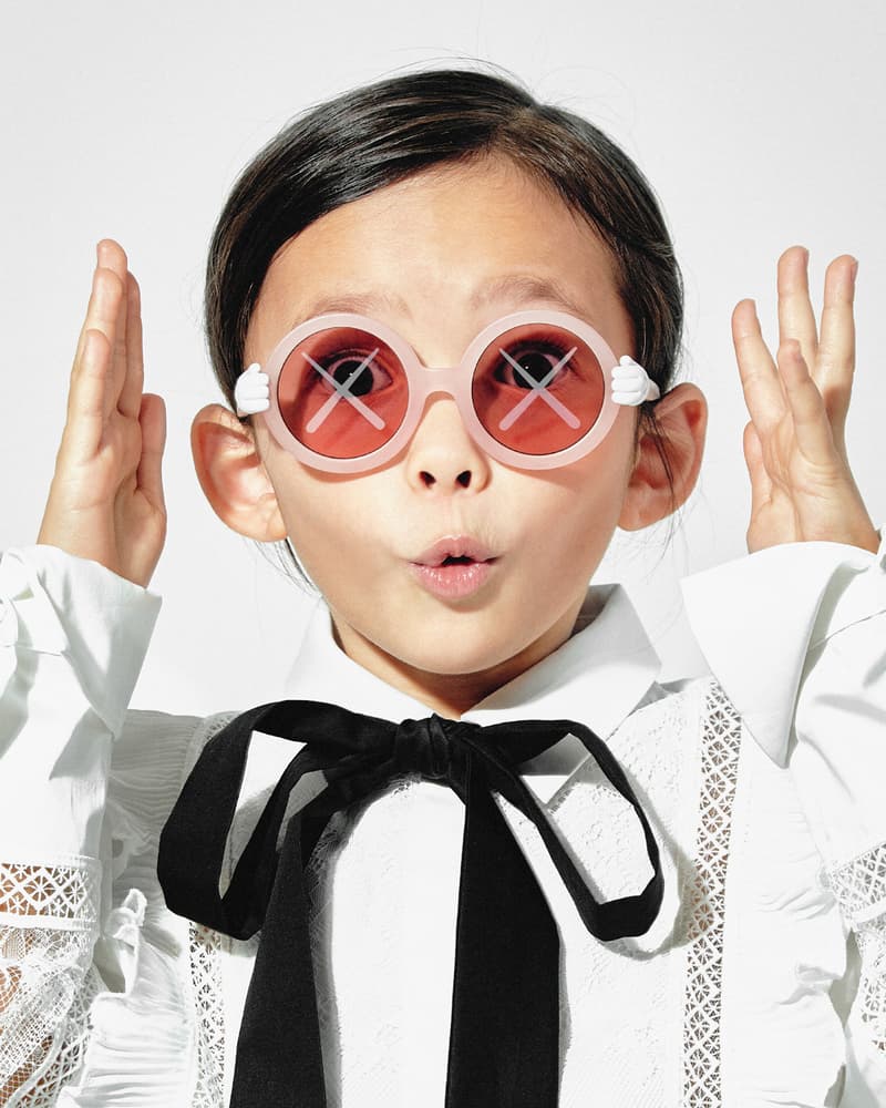 カウズxサン+ドーターのキッズ用サングラスのオフィシャルイメージが到着 KAWS x Sons+Daughters Sunglasses Collaboration