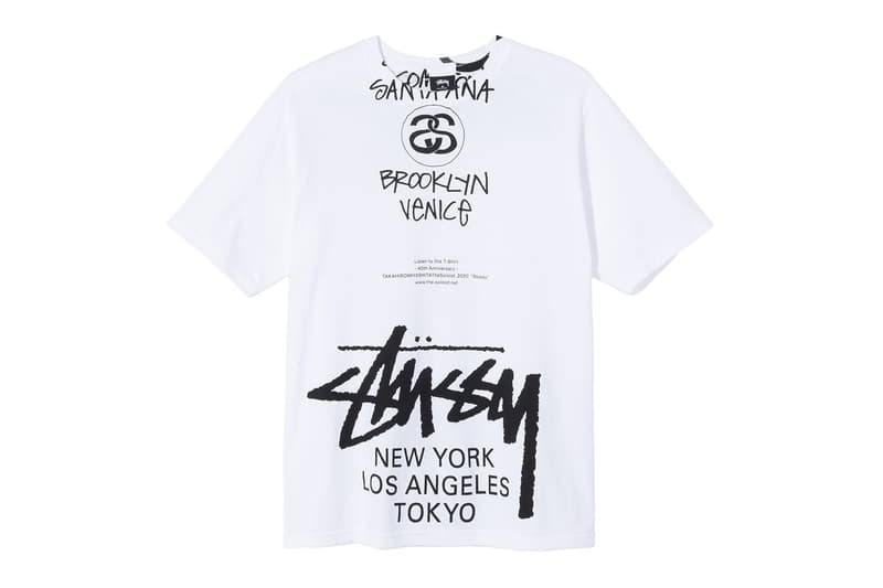 ステューシーが錚々たるデザイナー陣とのコラボTシャツをリリース 