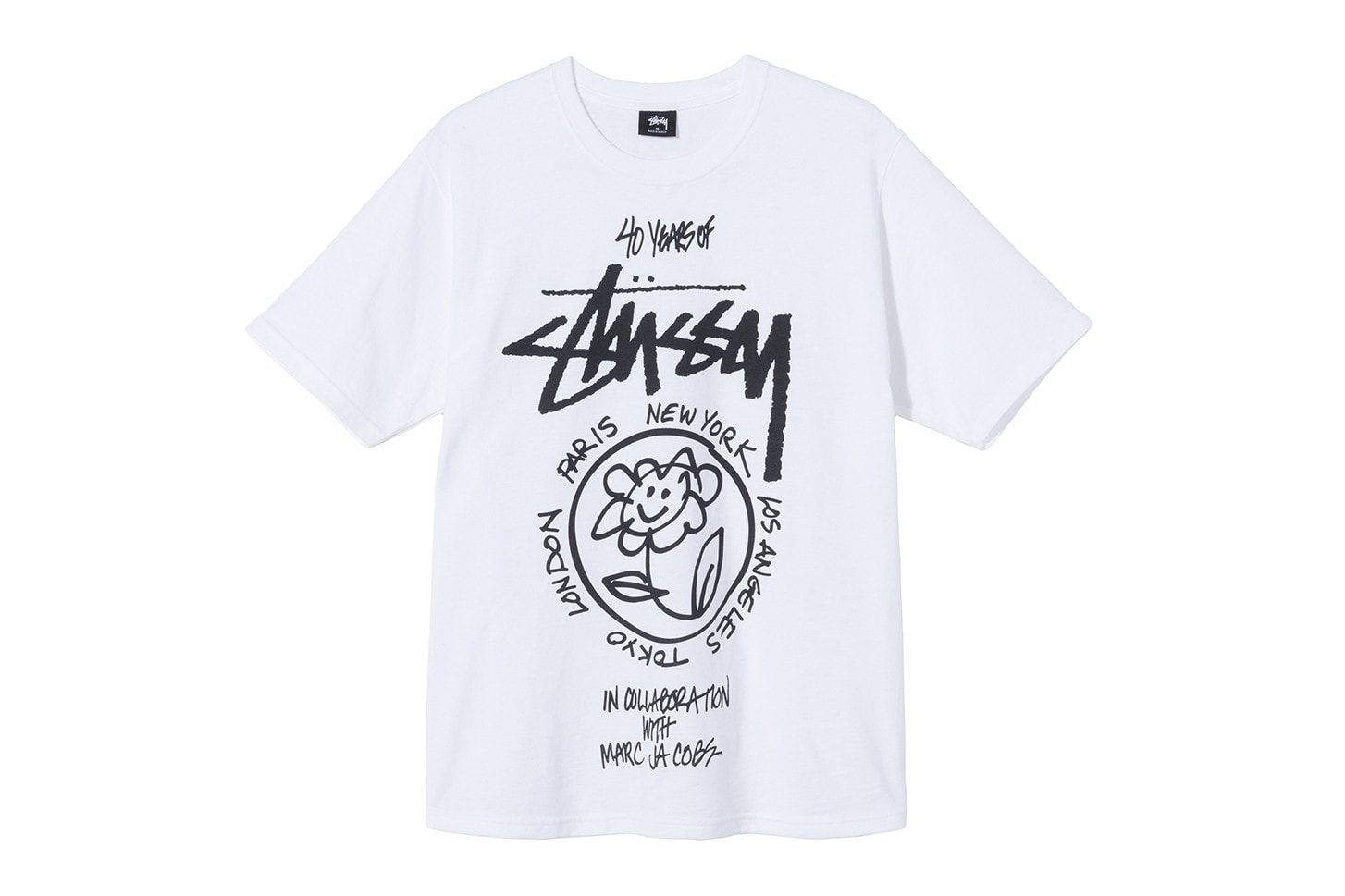 ステューシーがブランド設立40周年を記念して錚々たるデザイナー陣を迎えたTシャツコレクションをリリース Stüssy 40th Anniversary World Tour T-Shirt Collaborations