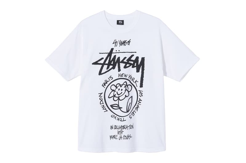 ステューシーがブランド設立40周年を記念して錚々たるデザイナー陣を迎えたTシャツコレクションをリリース Stüssy 40th Anniversary World Tour T-Shirt Collaborations