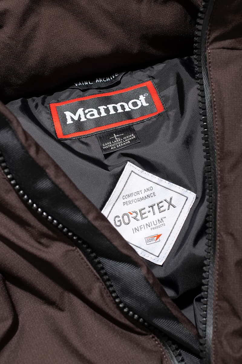 ヴァイナル アーカイブxマーモットより2020年秋冬シーズンの最新コラボダウンジャケットが登場 VAINL ARCHIVE Marmot Fall WInter 2020 Collab down jacket release