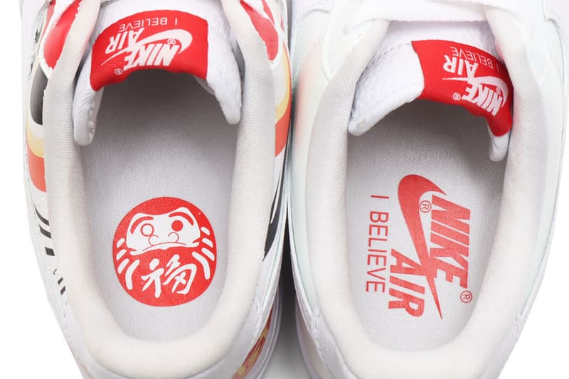 ナイキ エア フォース 1 “アイ ビリーブ 達磨” が18年の時を経て日本限定で復刻リリース Air Force 1 Low I Believe Daruma release info