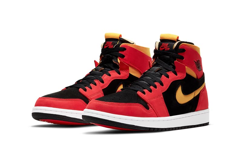 ドイツ国旗の配色を彷彿とさせるエア ジョーダン 1 ハイ ズーム CMFT “チリレッド”が登場　Detailed Look at the Air Jordan 1 High Zoom CMFT "Chile Red"