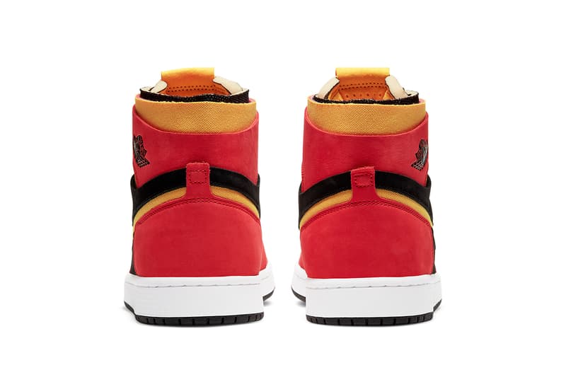 ドイツ国旗の配色を彷彿とさせるエア ジョーダン 1 ハイ ズーム CMFT “チリレッド”が登場　Detailed Look at the Air Jordan 1 High Zoom CMFT "Chile Red"