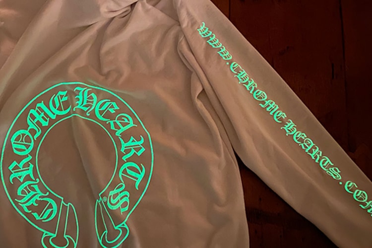 Chrome Hearts が暗闇で光るグロー・イン・ザ・ダーク仕様のフーディを発売