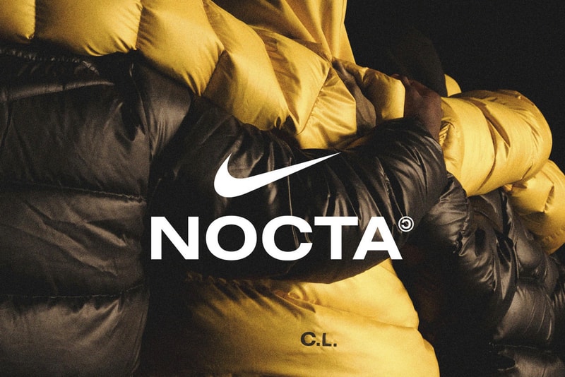 drake nike sportswear nocta collaborative line apparel footwear shoes puffer jacket ovo official release date info photos price store list buying guide