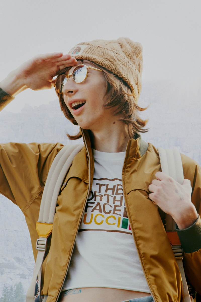 ザ・ノース・フェイスxグッチのオフィシャルリリース情報が遂に解禁 the north face gucci collab collection release info