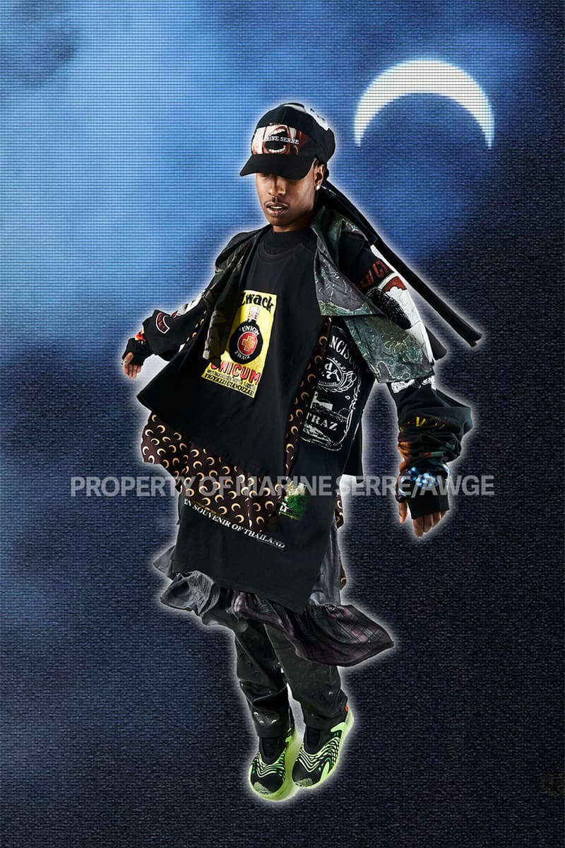 アウグ マリーン セル Marine Serre x AWGE のコラボコレクションがローンチ