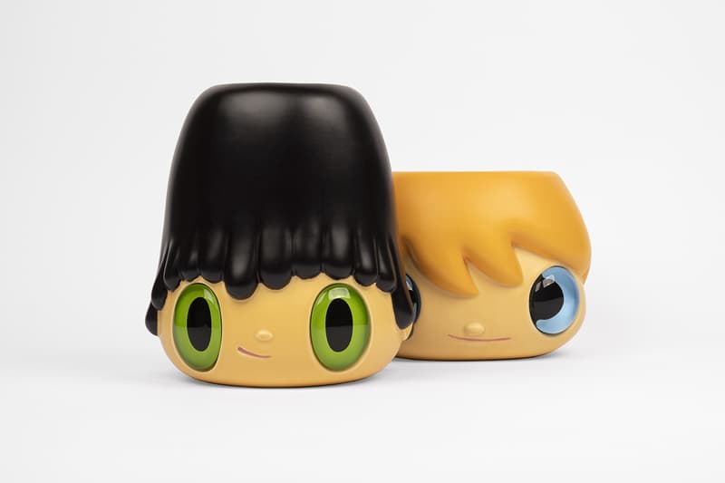 ハビエル・カジェハの“大きな目”がトレードマークのキャラクターが花瓶と植木鉢として登場 javier calleja case studyo pot top pop vase flower planter edition sculptures