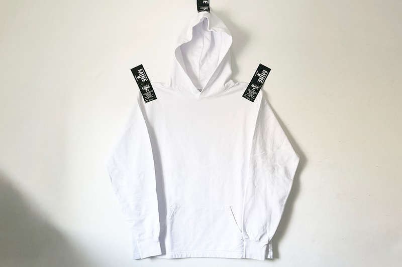 アメリカメイドに拘る白Tブランド マインよりプルオーバーフーディーが登場 Mine white pullover hoodie release info MADE IN USA