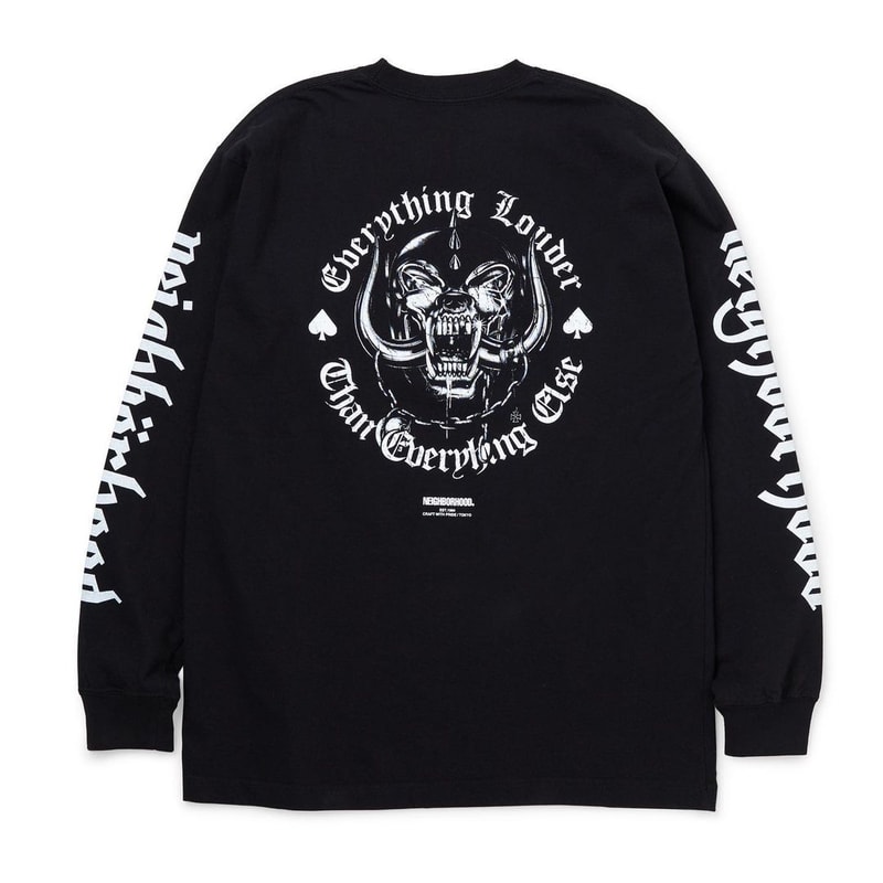 ネイバーフッドがイギリスの伝説的なロックバンド モーターヘッドとのコラボコレクションを発売 Motörhead x NEIGHBORHOOD Collaboration Collection lemmy kilmister release date info buy january 2 2021 colorway hoodie tee shirt incense chamber