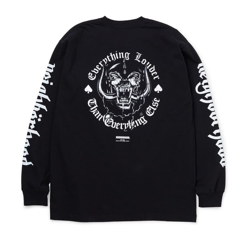 ネイバーフッドがイギリスの伝説的なロックバンド モーターヘッドとのコラボコレクションを発売 Motörhead x NEIGHBORHOOD Collaboration Collection lemmy kilmister release date info buy january 2 2021 colorway hoodie tee shirt incense chamber