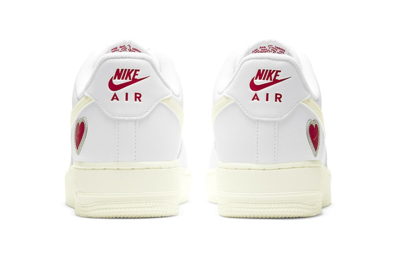 ナイキよりバレンタインデーの名を冠したエア フォース 1 ローが登場 Nike's Air Force 1 "Valentine's Day" Release info