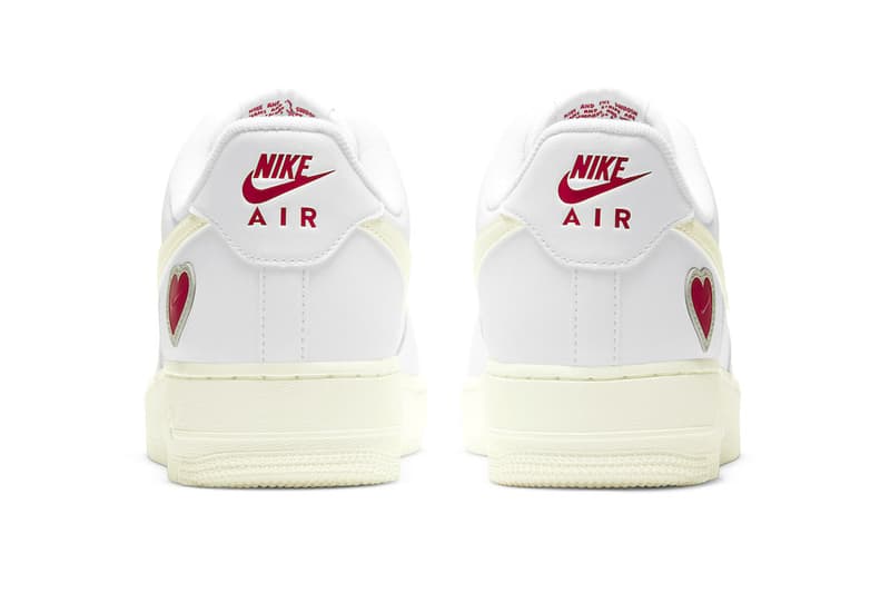 ナイキよりバレンタインデーの名を冠したエア フォース 1 ローが登場 Nike's Air Force 1 "Valentine's Day" Release info