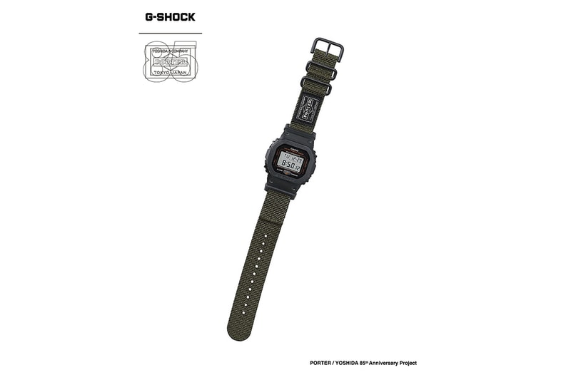 吉田カバン85周年を記念したポーターxジーショックのコラボウォッチがリリース PORTER CASIO G-SHOCK collab watch 5600 release 85th anniversary info
