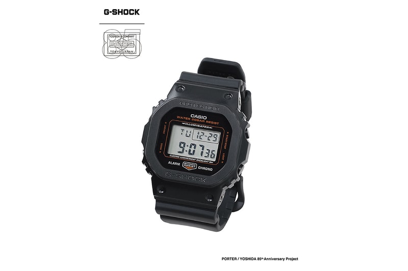 吉田カバン85周年を記念したポーターxジーショックのコラボウォッチがリリース PORTER CASIO G-SHOCK collab watch 5600 release 85th anniversary info