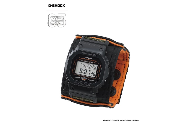 吉田カバン85周年を記念したポーターxジーショックのコラボウォッチがリリース PORTER CASIO G-SHOCK collab watch 5600 release 85th anniversary info