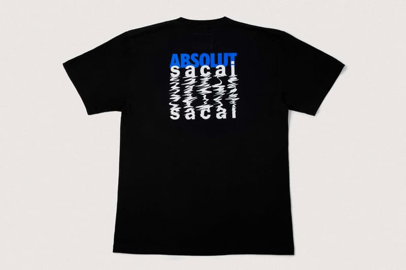 サカイがスウェーデンのウォッカブランド アブソルートとのコラボボトルセットを発表 sacai x absolut Limited Edition Bottle Set Unveil