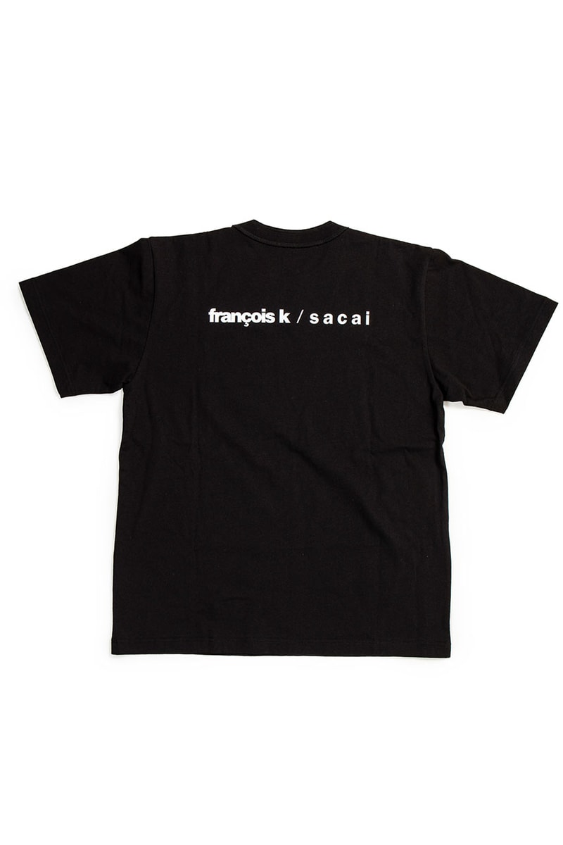 サカイがフランソワ・K sacai がハウス界の重鎮 Francois K とのコラボTシャツをリリース