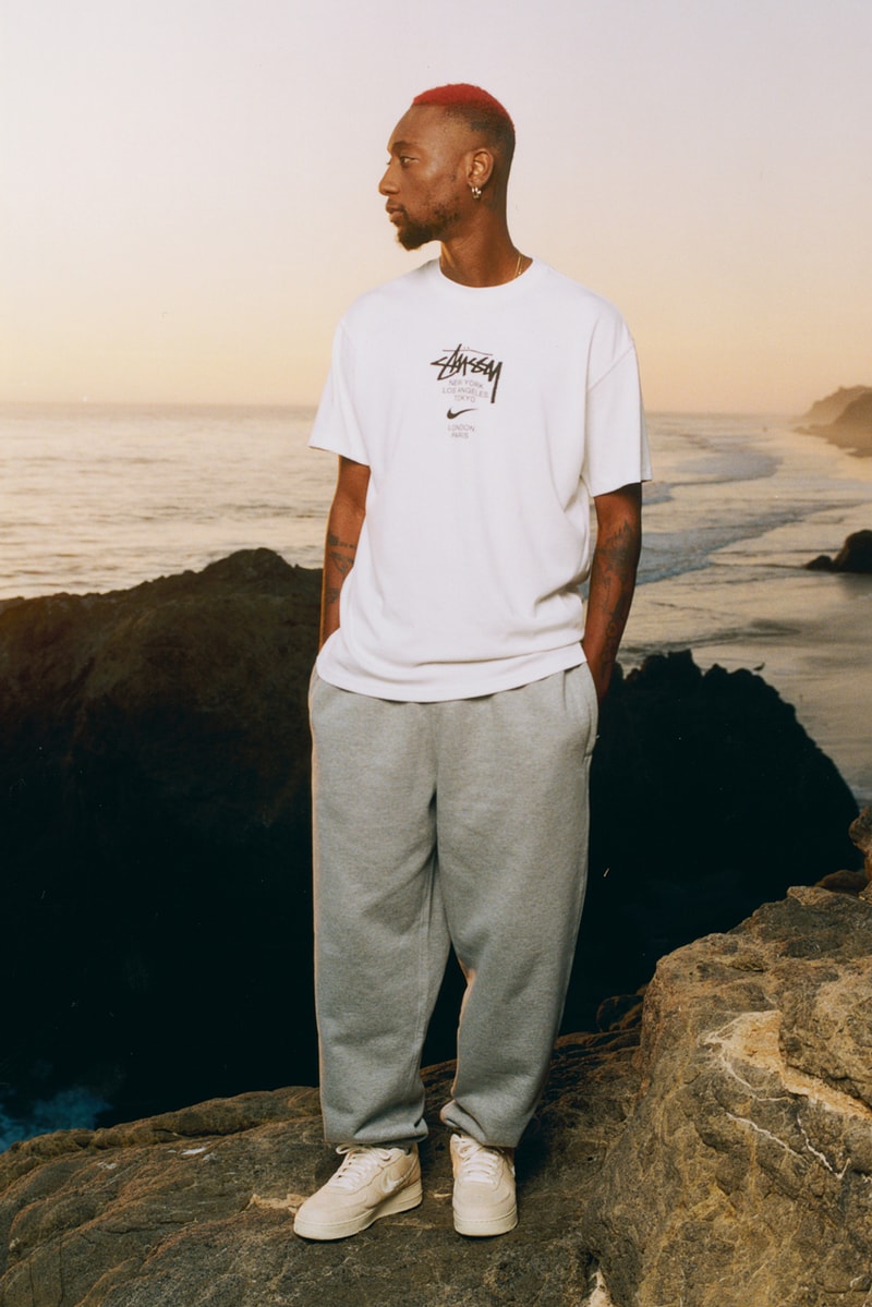 ステューシーxナイキ エア フォース 1の発売を記念したアパレルコレクションがリリース Take a First Look at Accompanying Apparel For Stüssy's Nike Air Force 1 Collab