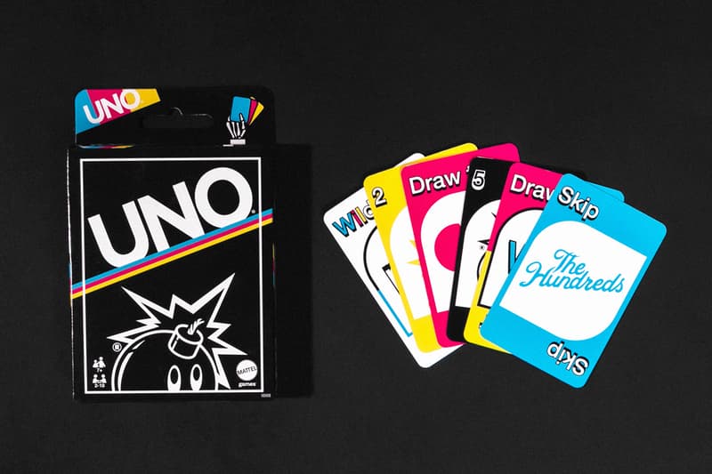 ザ ハンドレッズがウノとのコラボプロダクトをリリース the hundreds uno collaboration card game t-shirt hoodie snapback release date info photos buying guide