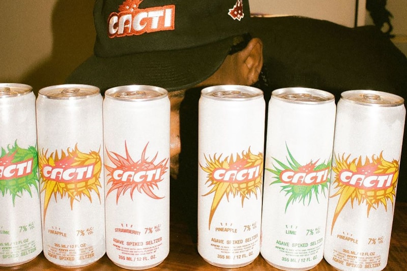 トラヴィス・スコットのオリジナルアルコール飲料カクティの発売が遂に決定 Travis Scott's Spiked Seltzer Brand 'CACTI' is Launching in 2021