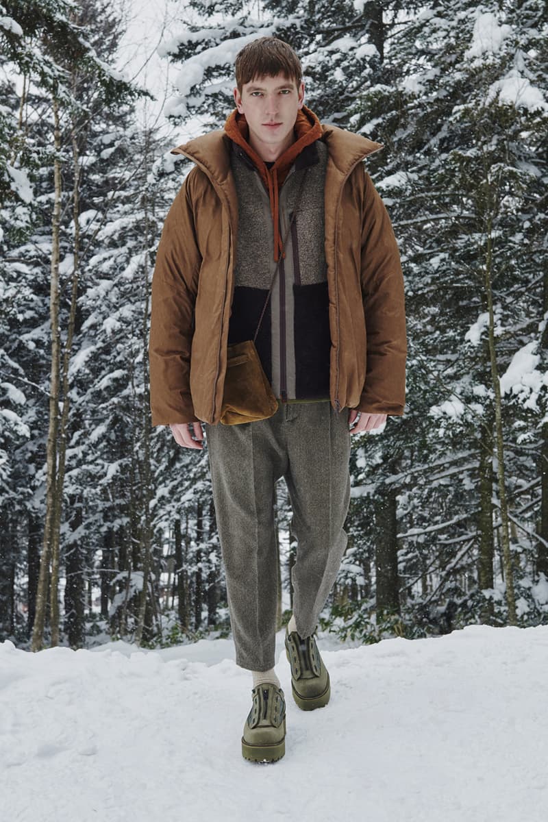 ホワイトマウンテニアリング2021年秋冬コレクション WHITE MOUNTAINEERING Fall Winter 2021 Collection lookbook collaboration Mizuno GORE-TEX Millet UGG Saucony Danner Gramicci Briefing