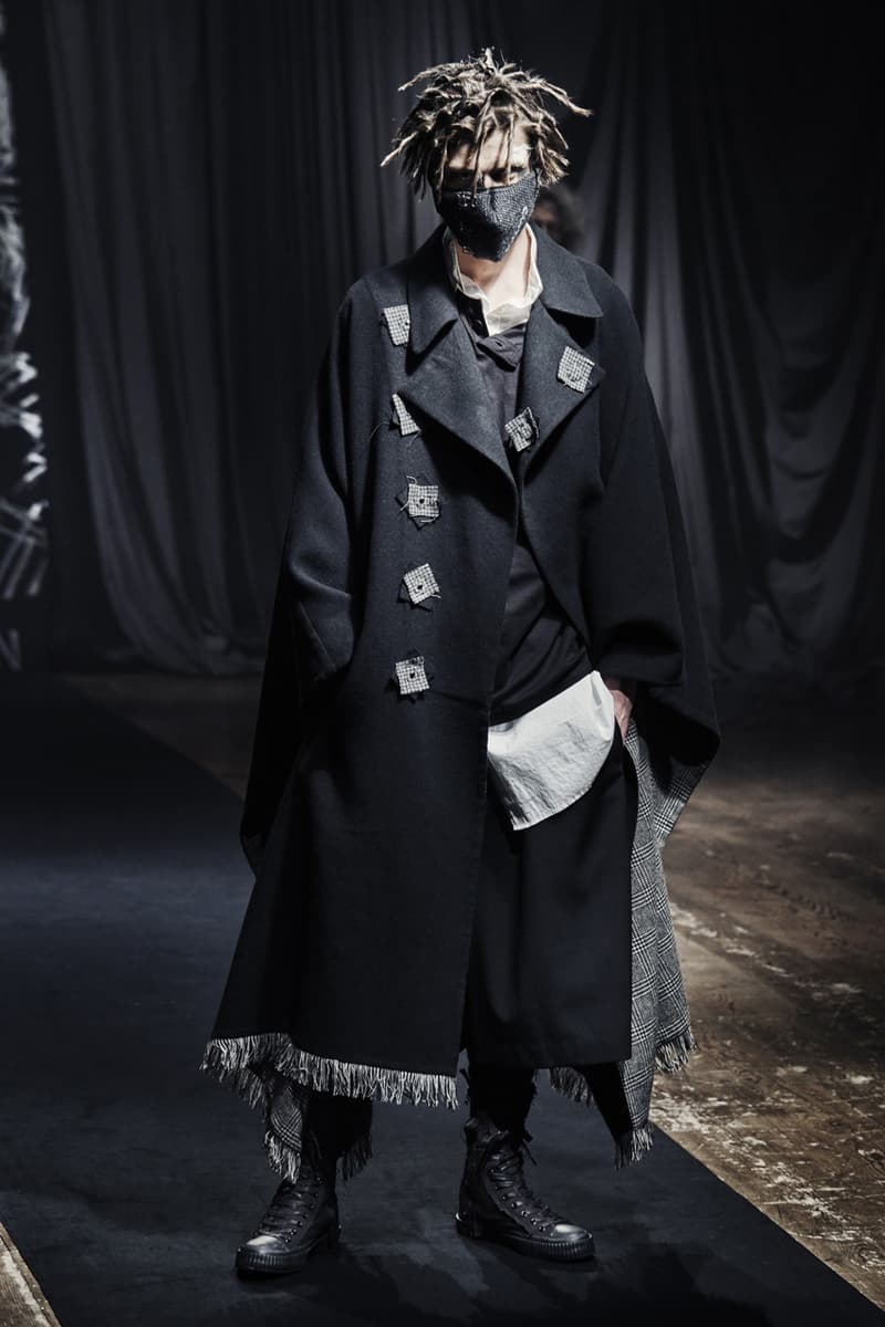 ヨウジヤマモト2021年秋冬コレクション Yohji Yamamoto Pour Homme fall winter 2021 collection paris fashion week mens info