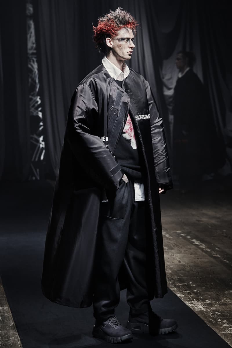 ヨウジヤマモト2021年秋冬コレクション Yohji Yamamoto Pour Homme fall winter 2021 collection paris fashion week mens info