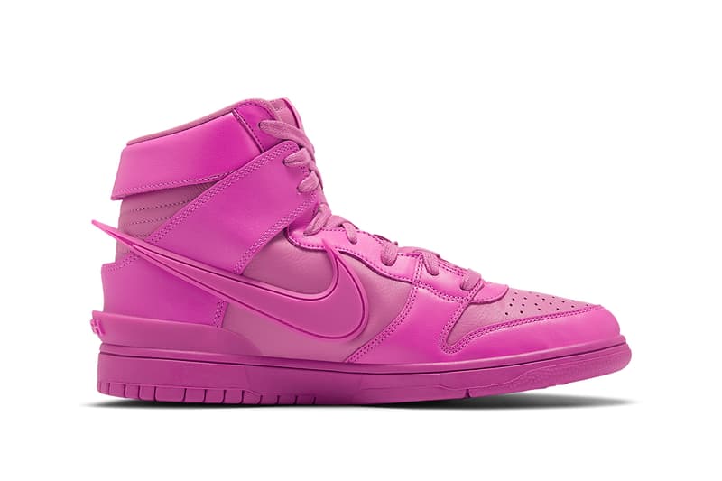 アンブッシュxナイキのダンクに新色が加わる ambush nike dunk high cosmic fuchsia CU7544 600 release info date photos store list price buying guide yoon ahn collaboration