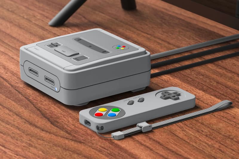 アップルTVをスーパーファミコンにドレスアップできるシリコンケースが登場 T4 Apple TV Retro Nintendo Famicom Case Light Grey accessories vintage remote streaming box devices light info