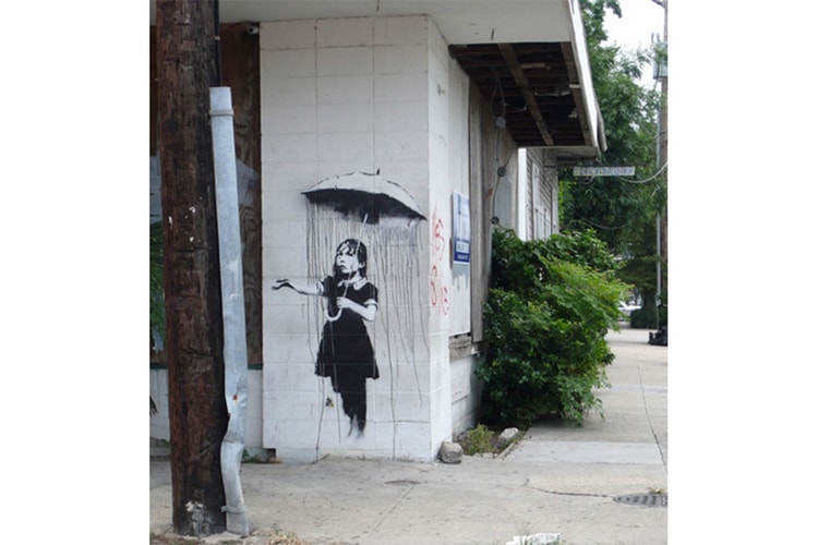 アメリカ・ニューオリンズにある Banksy の2作品が落書きされる