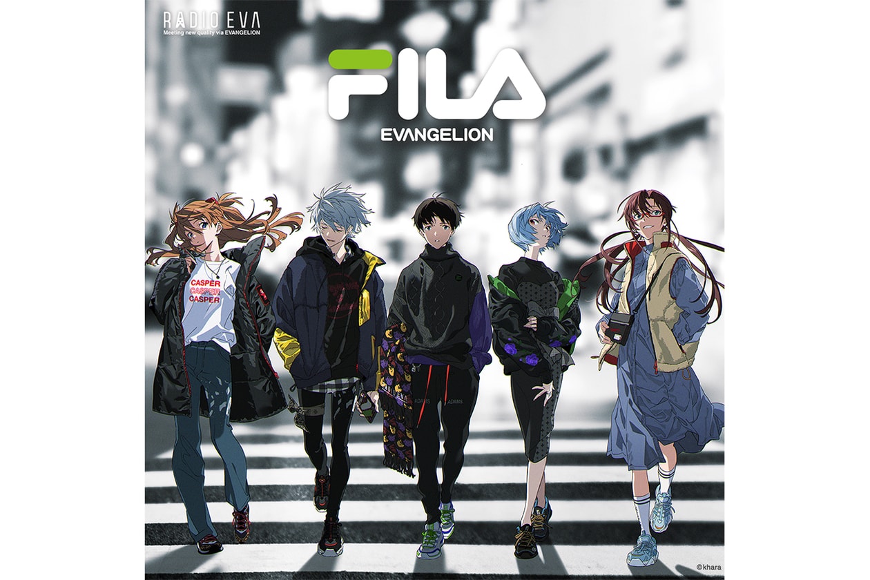 FILA フィラ が渋谷PARCO パルコ『RADIO EVA STORE』のオープン1周年を記念し、コラボスニーカー第2弾モデルを発売