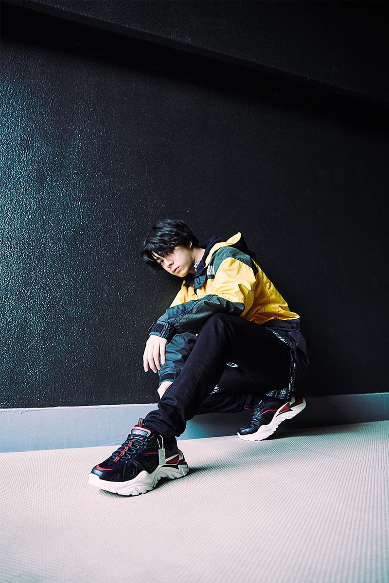 FILA フィラ が渋谷PARCO パルコ『RADIO EVA STORE』のオープン1周年を記念し、コラボスニーカー第2弾モデルを発売