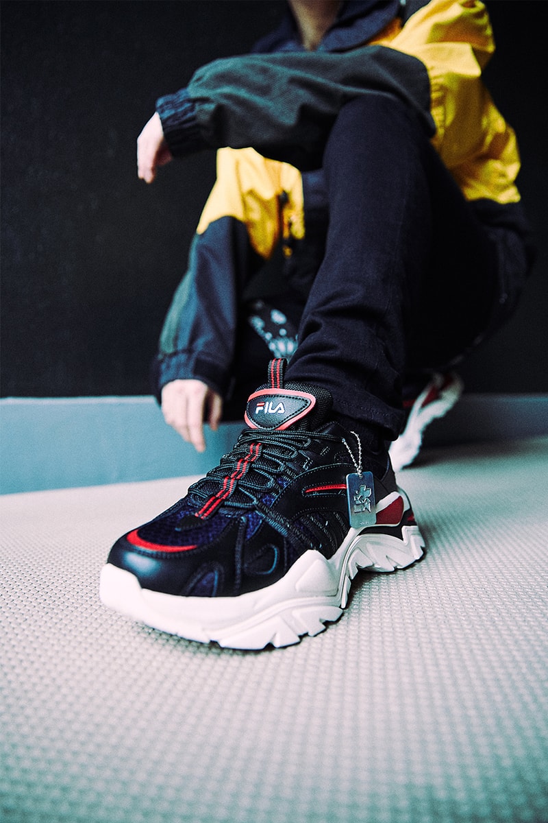 FILA フィラ が渋谷PARCO パルコ『RADIO EVA STORE』のオープン1周年を記念し、コラボスニーカー第2弾モデルを発売