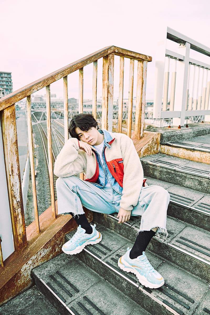 FILA フィラ が渋谷PARCO パルコ『RADIO EVA STORE』のオープン1周年を記念し、コラボスニーカー第2弾モデルを発売