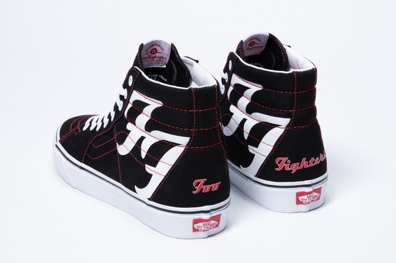 ヴァンズが米ロックバンド フー・ファイターズとのコラボフットウェアを発売 foo fighters vans sk8 hi collaboration release info price photos store list buying guide