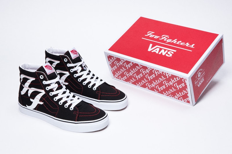ヴァンズが米ロックバンド フー・ファイターズとのコラボフットウェアを発売 foo fighters vans sk8 hi collaboration release info price photos store list buying guide
