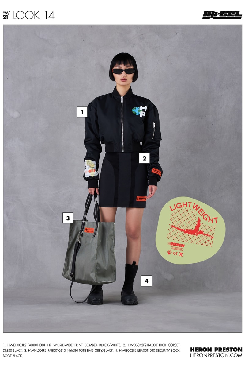 ヘロンプレストン2021年秋冬コレクション Heron Preston Fall/Winter 2021 Collection Lookbook menswear info