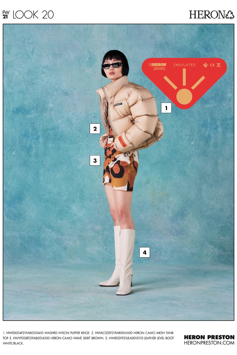 ヘロンプレストン2021年秋冬コレクション Heron Preston Fall/Winter 2021 Collection Lookbook menswear info