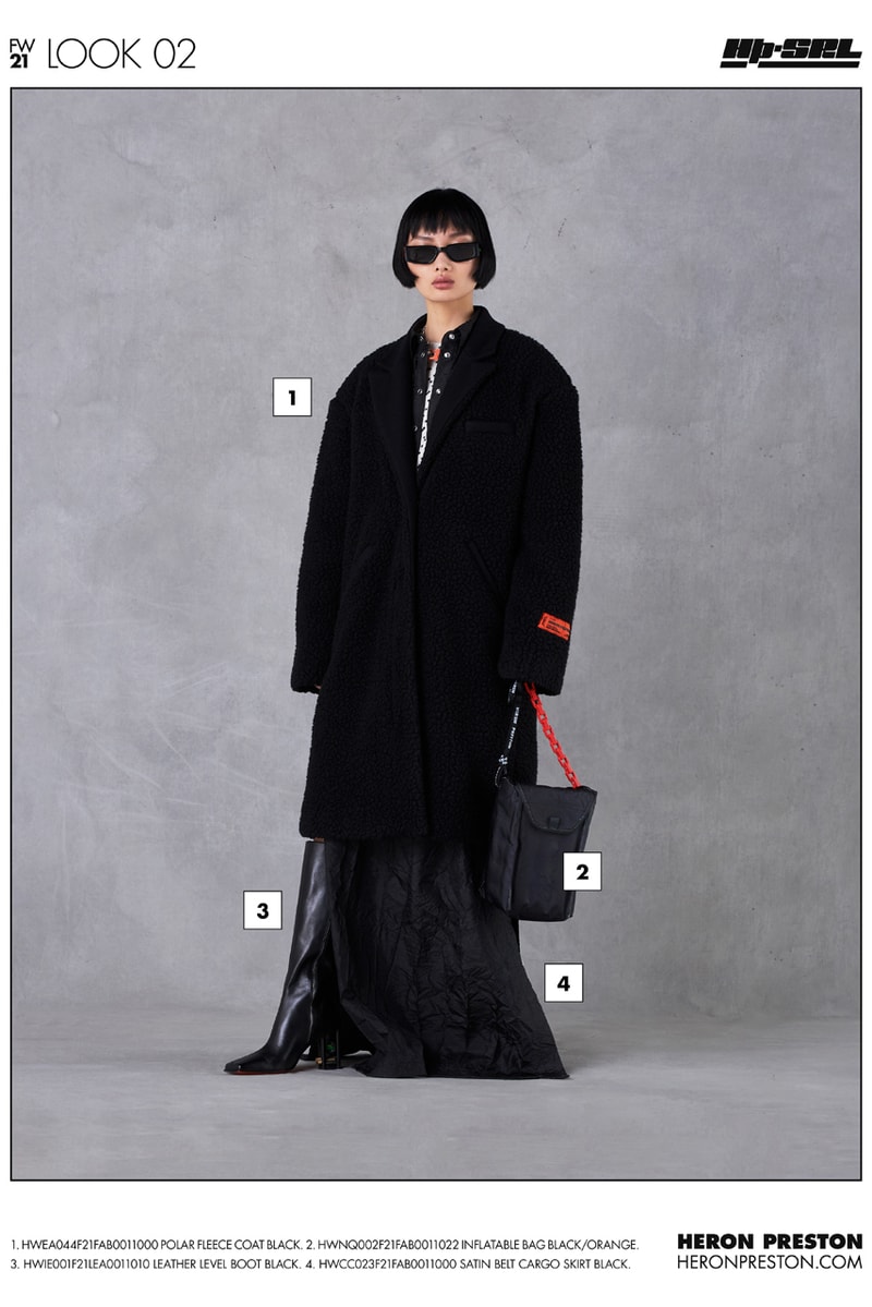 ヘロンプレストン2021年秋冬コレクション Heron Preston Fall/Winter 2021 Collection Lookbook menswear info