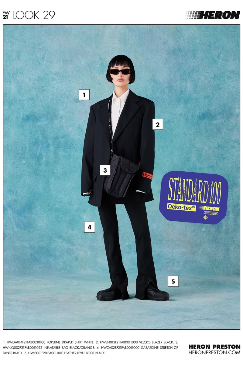 ヘロンプレストン2021年秋冬コレクション Heron Preston Fall/Winter 2021 Collection Lookbook menswear info