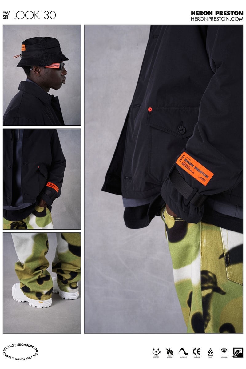 ヘロンプレストン2021年秋冬コレクション Heron Preston Fall/Winter 2021 Collection Lookbook menswear info