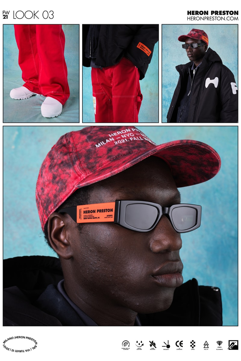 ヘロンプレストン2021年秋冬コレクション Heron Preston Fall/Winter 2021 Collection Lookbook menswear info