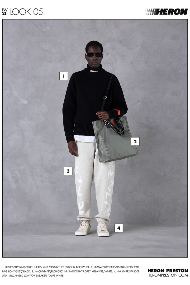 ヘロンプレストン2021年秋冬コレクション Heron Preston Fall/Winter 2021 Collection Lookbook menswear info