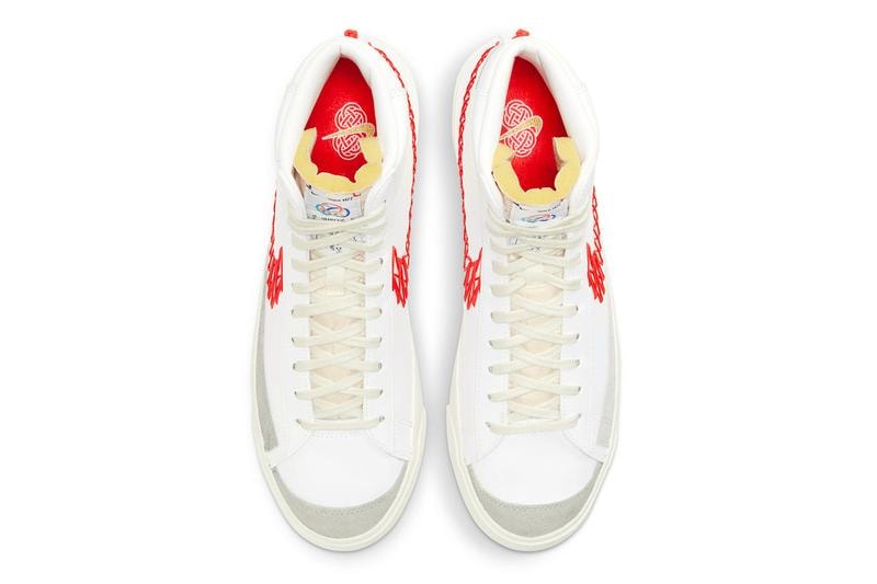 ナイキ ブレーザー ミッド 77 ヴィンテージからスウッシュがジグザグに編まれた新作が登場 Nike Blazer Mid’77 Vintage Returns With a Double Zig Zag-Stitched Swoosh