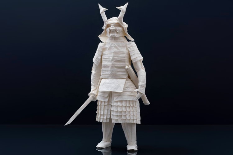 フィンランド人折り紙アーティストが50時間をかけて1枚の紙から鎧武者を制作