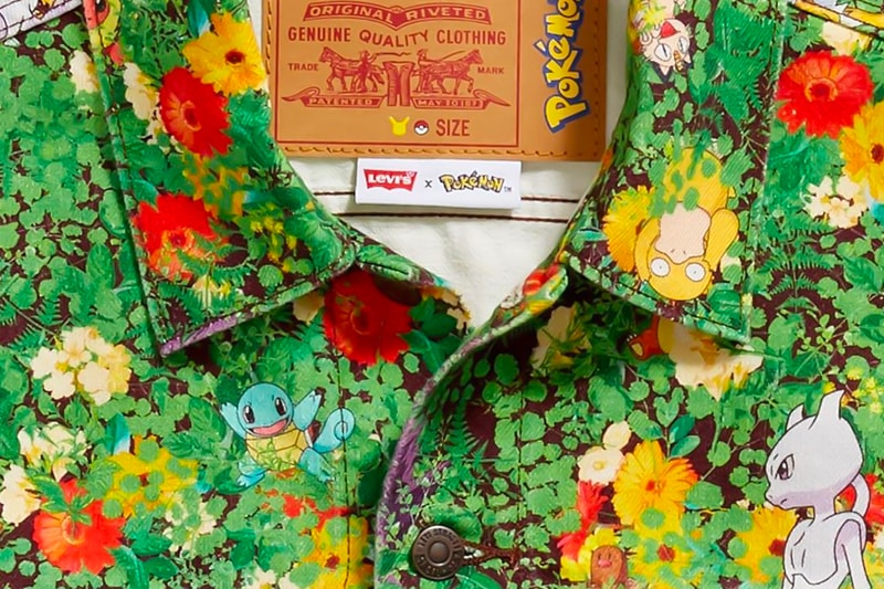 リーバイスが『ポケモン』とのコラボレーションを予告 Levi's Pokémon Denim Jacket collaboration news