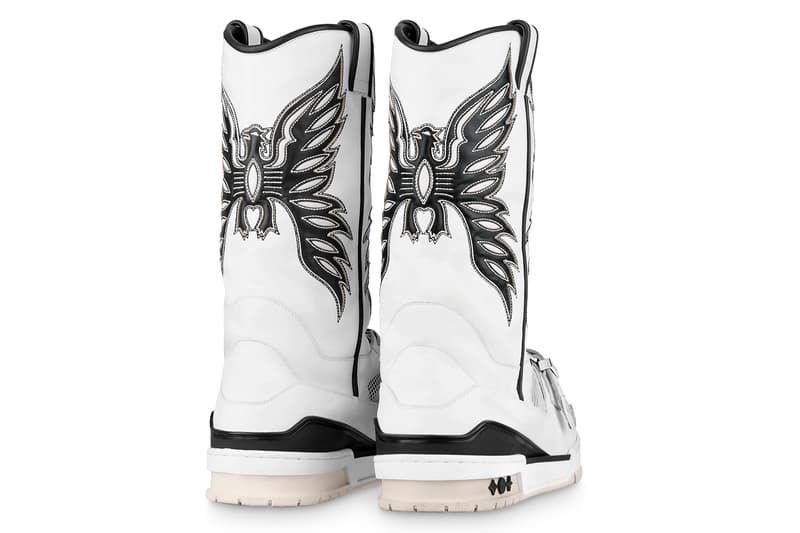 ルイ・ヴィトンよりウエスタンスタイルのLV トレイナーがリリース Louis Vuitton LV Trainer Sneaker Boot Release Info 1A8Q3A Virgil Abloh Buy Price Black White